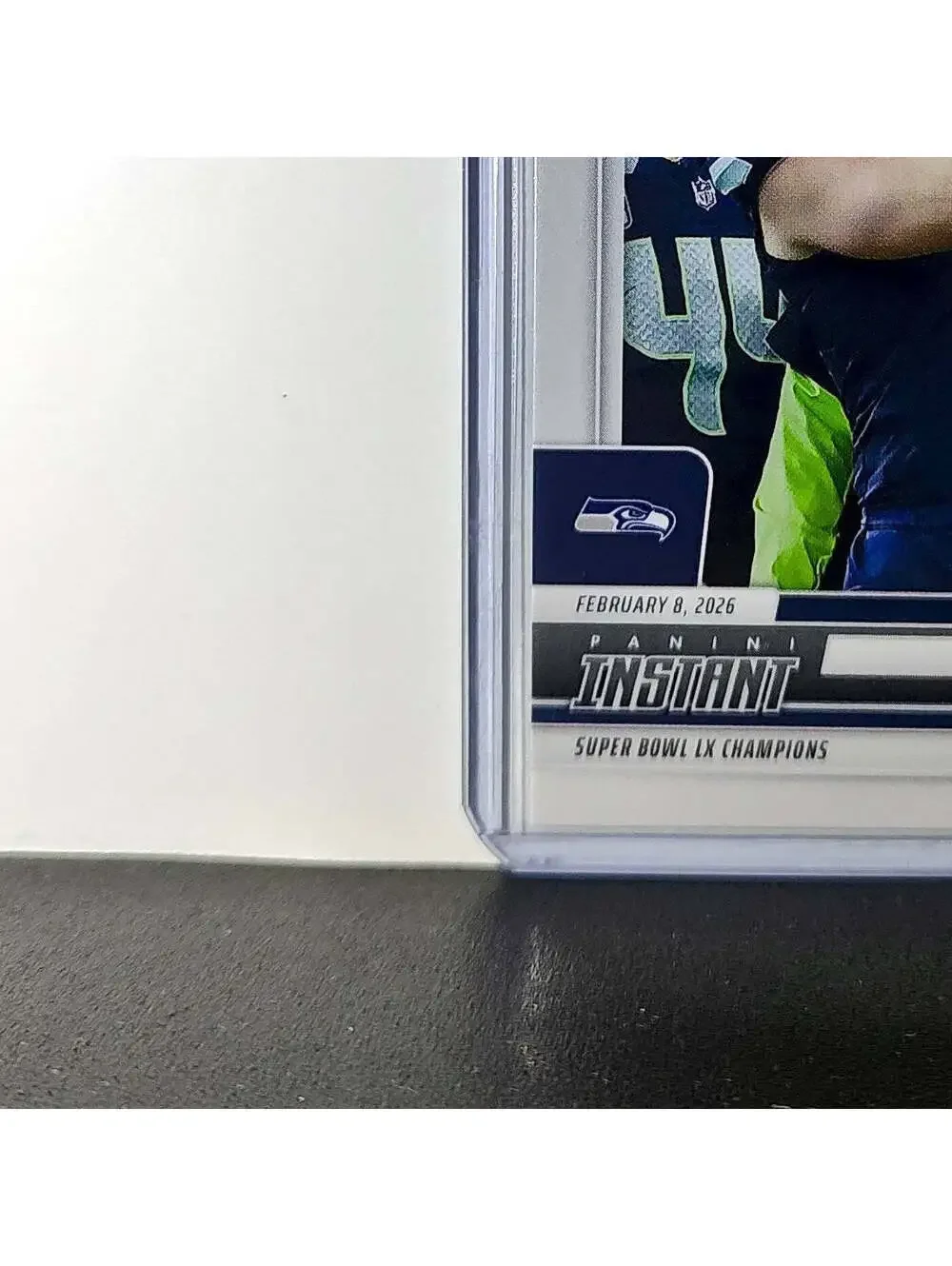 Eric Saubert 2026 Panini NFL Super Bowl LIX Champions #10 Card Seattle Seahawks